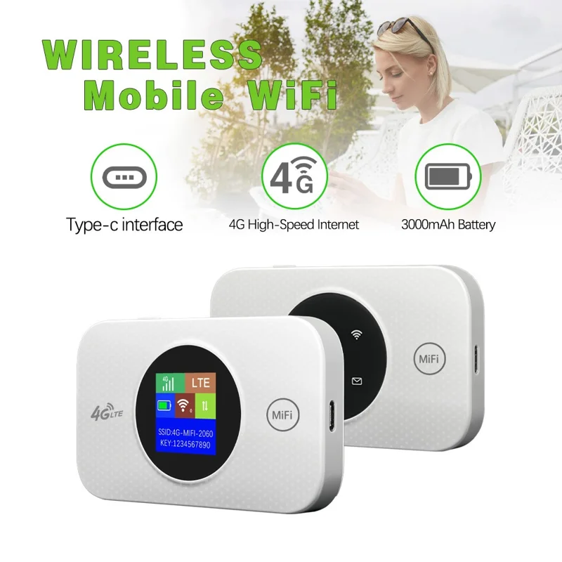 Евразийская версия мобильного роутера MF968-E с цветным экраном 4G, портативное устройство Wi-Fi с съемной батареей