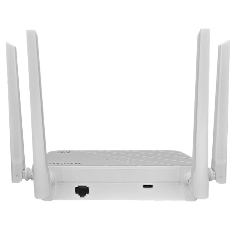 Router CP108 WIFI 5G LTE 4G, urządzenie do udostępniania internetu 300 Mbps, bezprzewodowy hotspot do domu i biura - biały / wtyk amerykański