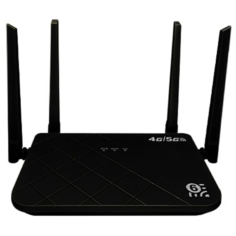 CP108 WIFI 5G LTE 4G Router 300Mbps Wireless Hotspot Home Office Internet Sharing Device - Black / US Plug