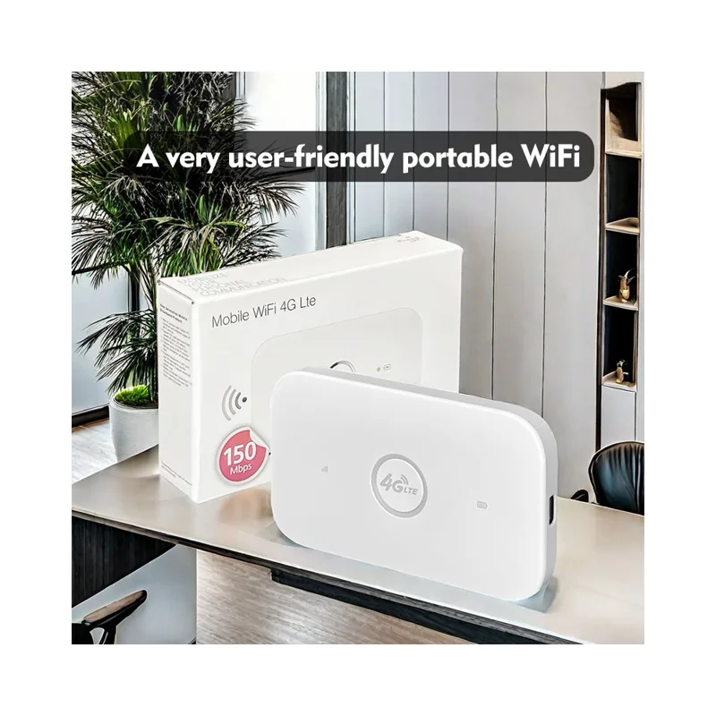 M7 Portable 4G LTE Mobile WiFi Router with SIM Card Slot 150Mbps Travel MiFi Hotspot, Eurasian Version