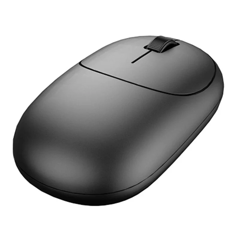 WIWU WM107 2.4G Wireless Mouse Ergonomic 1200 DPI Rechargeable Mice with RGB Backlight - Black