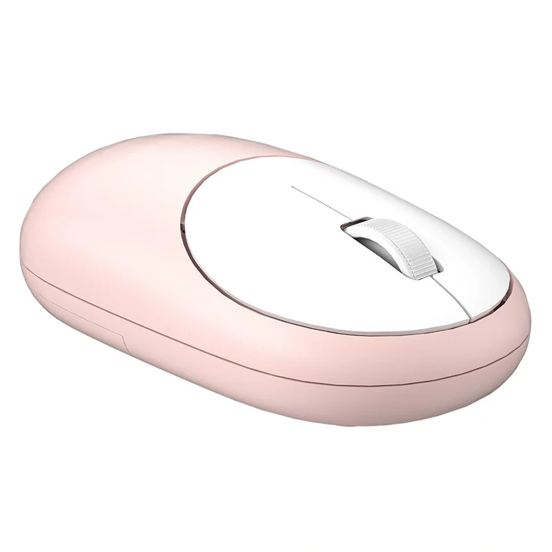 WIWU WM107 2.4G Wireless Mouse Ergonomic 1200 DPI Mice with RGB Backlight - Pink