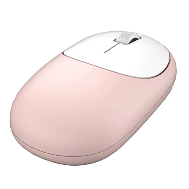 WIWU WM107 2.4G Wireless Mouse Ergonomic 1200 DPI Mice with RGB Backlight - Pink