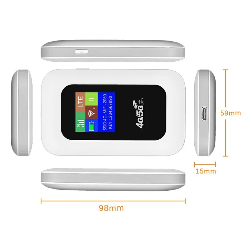 MF800B-E Eurasian Version Portable 4G Mobile WiFi Router 150Mbps Wireless Hotspot