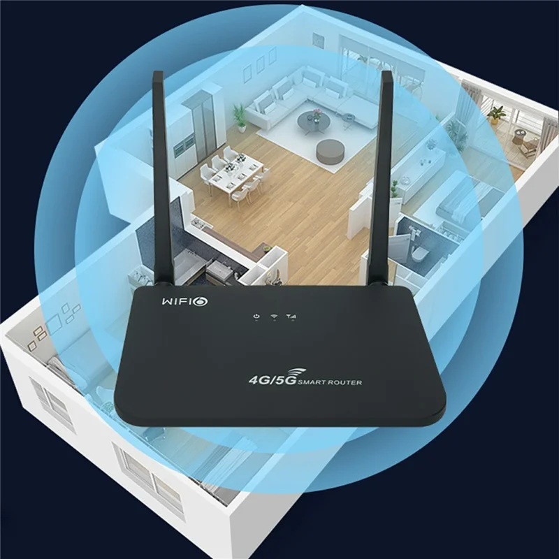 CP103 Eurasian Version LTE WIFI Router Home SIM Card 4G 300Mbps Wireless Network Single Port Router - US Plug