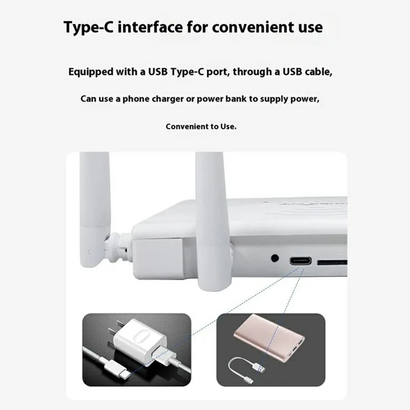 R103-L Americas Version LTE 4G 5G WiFi Router Wireless Network CPE Home Office Wall Penetrating Router - EU Plug