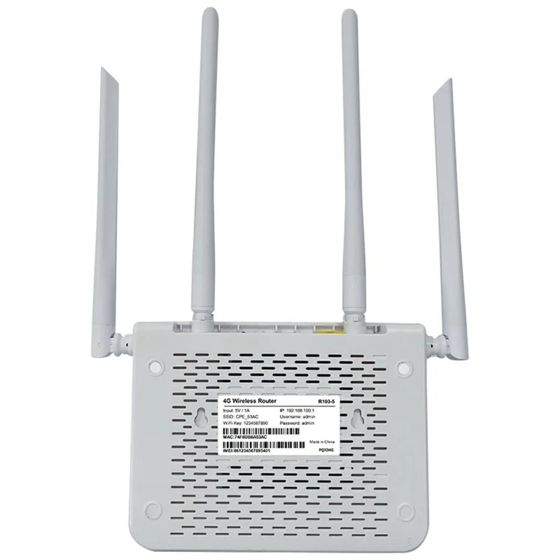 R103-E Eurasian Version Type-C Port LTE WiFi Router Home Office SIM Card Slot 4G Wireless Network Router - EU Plug