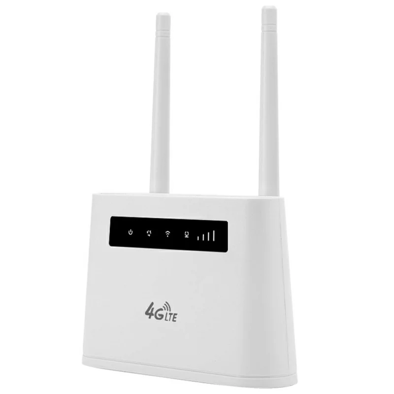 R102 LTE 4G Router with SIM Card Slot Ethernet Port WiFi Sharing 4G CPE 300Mbps Router - EU Plug