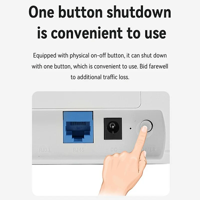 R102 Rechargeable LTE Wireless 4G Router with SIM Slot Ethernet Port WiFi Sharing 4G CPE Router - EU Plug