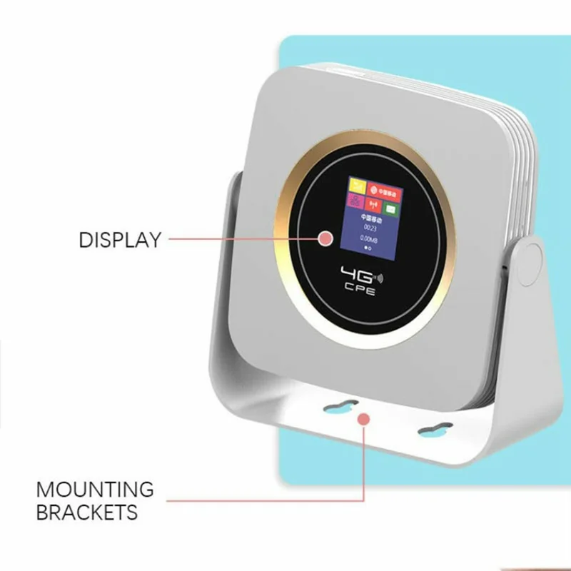 CPF903B Eurasian Version 4G LTE WiFi Router Wireless CPE Single Ethernet Port SIM Card Slot 150Mbps Router - White / US Plug
