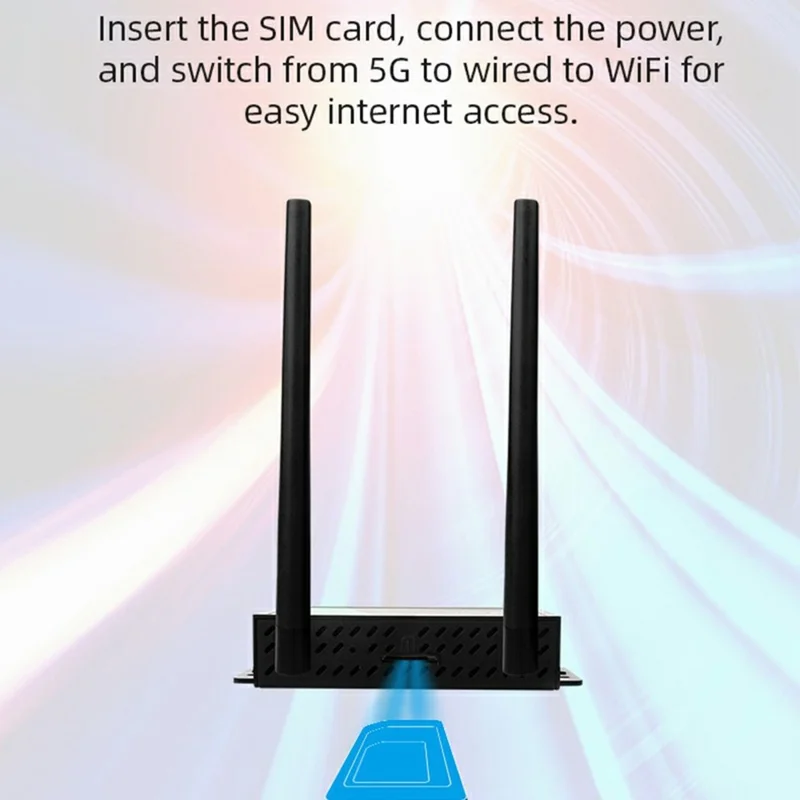 LT210B-E Eurasian Version LTE 4G Router Wireless WiFi Home Office CPE Sharing Router with 2 LAN Ports - US Plug