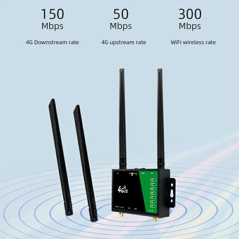 LT210B-E Eurasian Version LTE 4G Router Wireless WiFi Home Office CPE Sharing Router with 2 LAN Ports - EU Plug