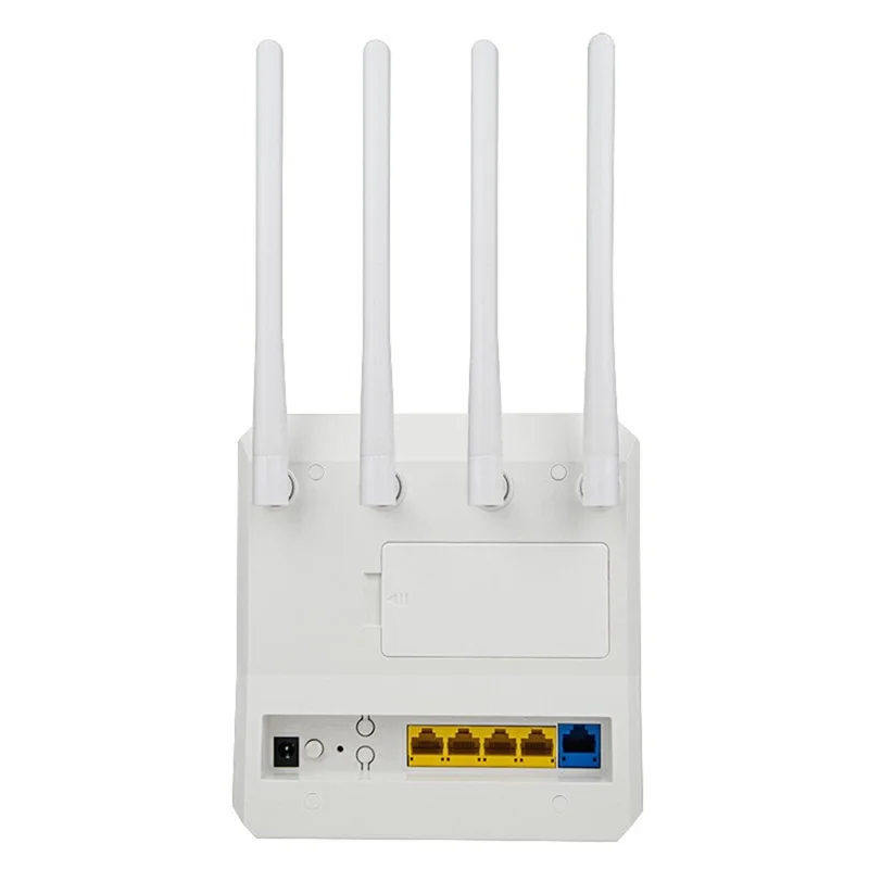 C521-E Cat7 4G Wireless Router 5 LAN Ports WiFi Hotspot with SIM Card Slot, Eurasian Version (without Battery) - US Plug