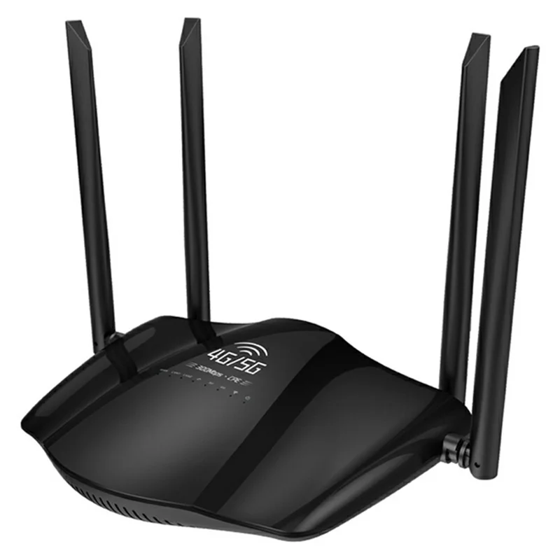 R106-E Eurasian Version Home Office CPE Sharing 3 Network Ports Router SIM Card 4G LTE WIFI Router - EU Plug
