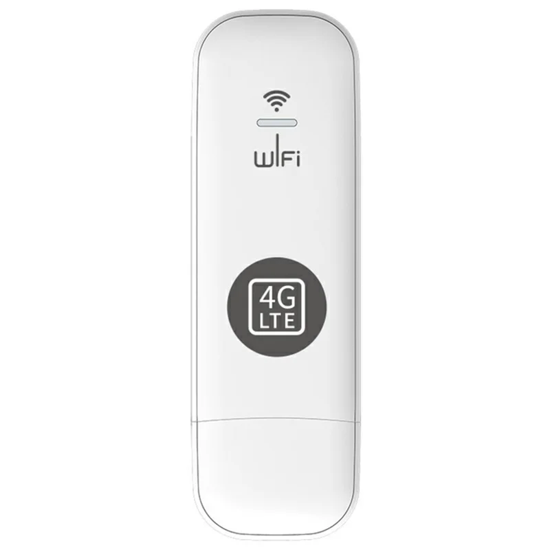 U6-E8 Eurasian Version 4G LTE UFI Modem USB WiFi Dongle International Travel SIM Card Portable WiFi Hotspot - White