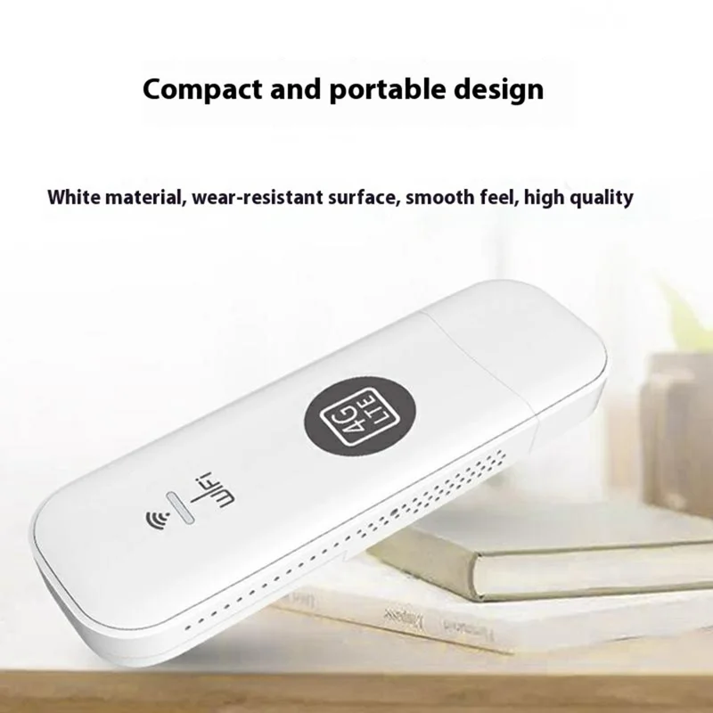 U6-E8 Eurasian Version 4G LTE UFI Modem USB WiFi Dongle International Travel SIM Card Portable WiFi Hotspot - White