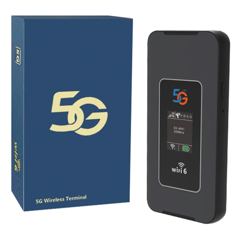 Routeur sans fil WiFi 6 Eurasien M8A-E Version 5G Portable MIFI Bande double 600Mbps Routeur pour Voyage / Travail