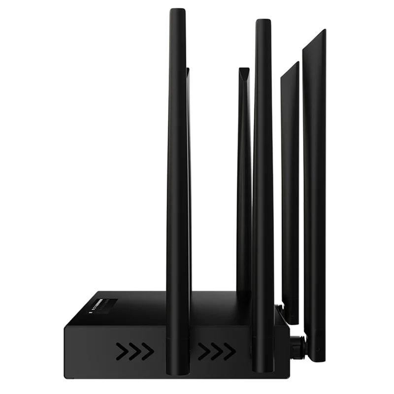 ED128 Eurasia Version 4G LTE Industrial Router 300Mbps Wireless WiFi Home Office 6 Antennas SIM Card Router - US Plug