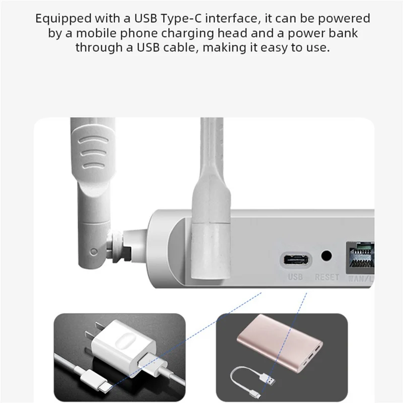 CPF907-L Американская версия 4G LTE WiFi-маршрутизатор 4 антенны Одиночный порт WAN WiFi6 Домашний маршрутизатор - Белый / Европейская вилка