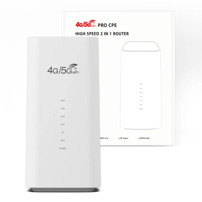 CPF101-L American Version 4G LTE Wireless Router SIM Card Hotspot WiFi Router Support 32 Devices - US Plug