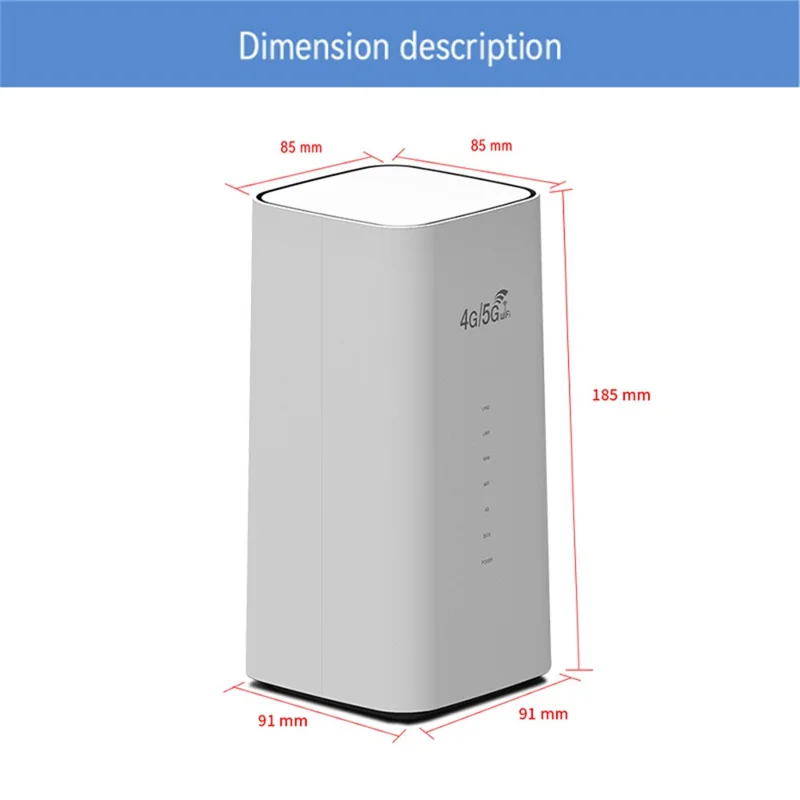 CPF101-E8 Eurasian Version 4G LTE Router Home Office SIM Card Mobile WiFi Hotspot with 3 LAN Ports - EU Plug