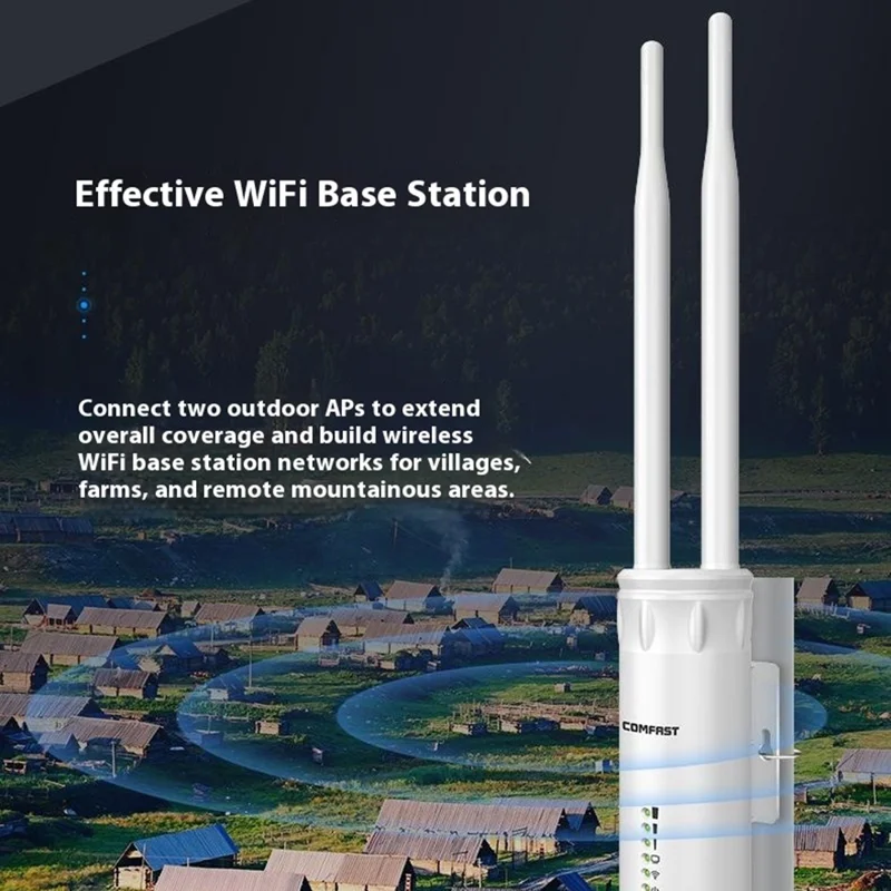 COMFAST CF-EW74 Outdoor AP Dual Band High Power 1200M Wireless WiFi Omnidirectional Coverage Base Station