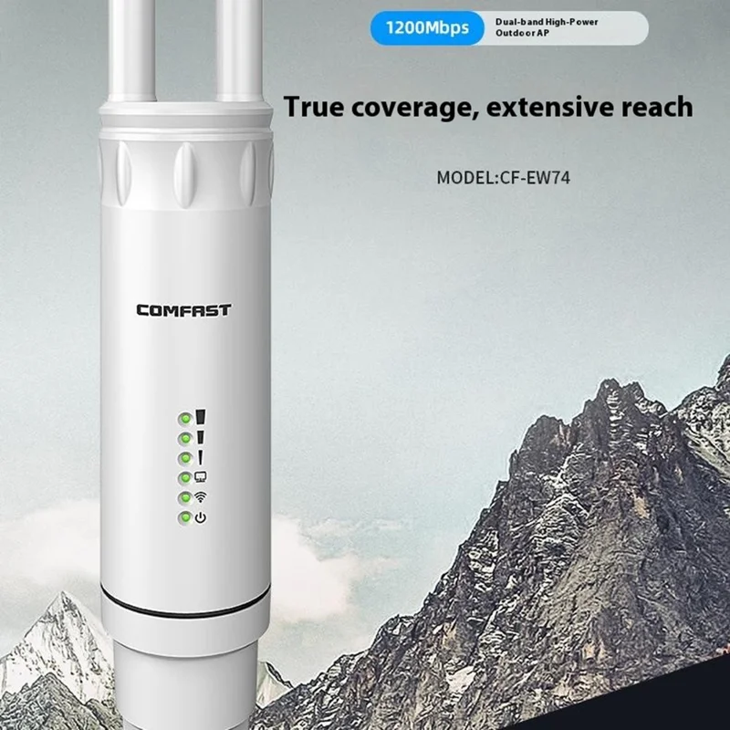 COMFAST CF-EW74 Outdoor AP Dual Band High Power 1200M Wireless WiFi Omnidirectional Coverage Base Station