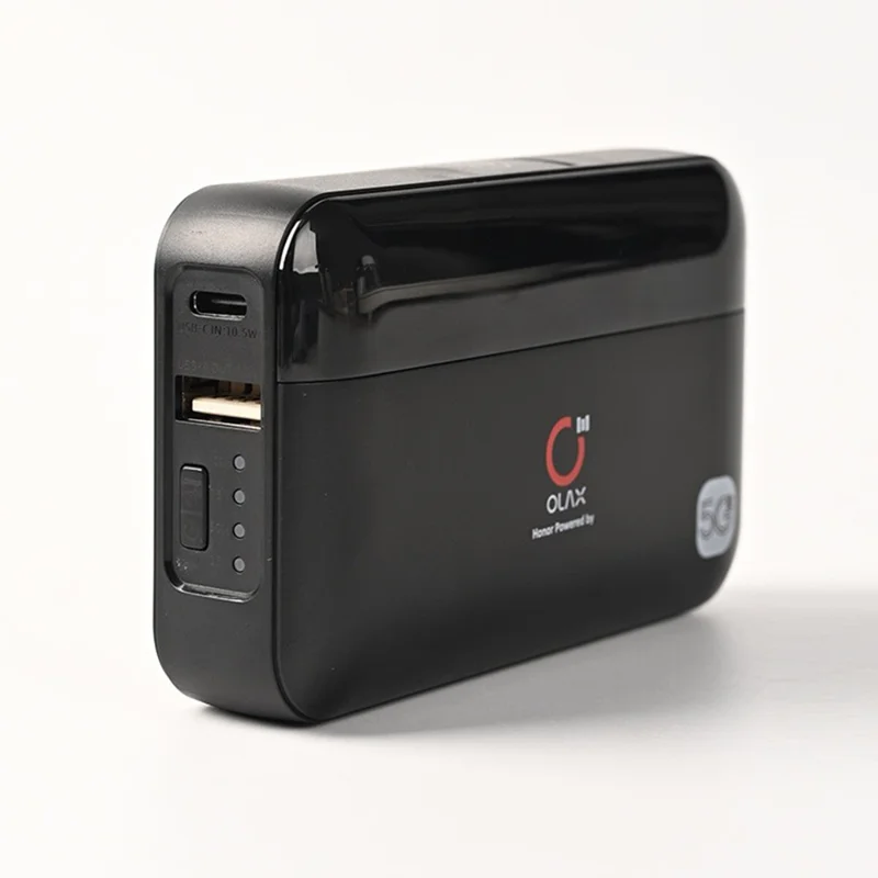OLAX M100 WiFi Dual Band 2,4G / 5,8G Draagbare Router met SIM-kaartondersteuning 10000mAh Powerbank / Mobiele Hotspot