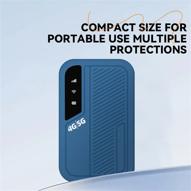 M34-E Draagbare 4G WiFi-router Mobiele Hotspot Type-C 150Mbps LTE Mifi Draadloze Router, EU/Azië-versie - Blauw