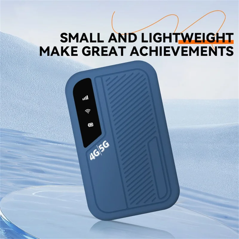 M34-E Draagbare 4G WiFi-router Mobiele Hotspot Type-C 150Mbps LTE Mifi Draadloze Router, EU/Azië-versie - Blauw