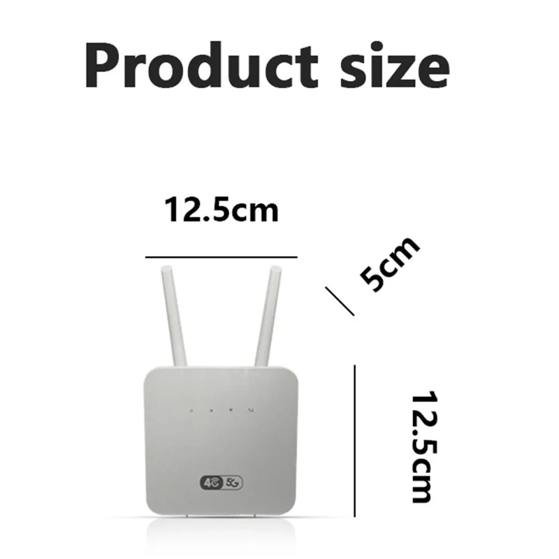 جهاز توجيه لاسلكي أحادي المنفذ CP116-E من الجيل الرابع LTE مع فتحة بطاقة SIM بسرعة 300 ميجابت في الثانية، إصدار أوروبا/آسيا - قابس أوروبي