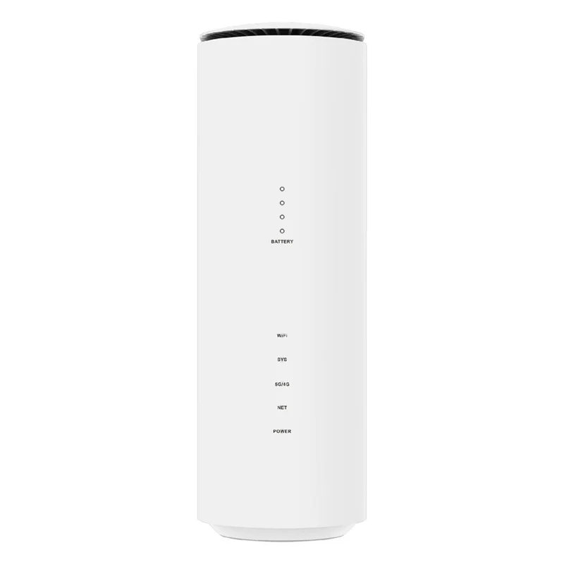 NR500 5G CPE-router met SIM-kaartsleuf 2,4G + 5,8G Dualband WiFi 6 Gigabit Draadloze Repeater, met 4000mAh-batterij - US-stekker