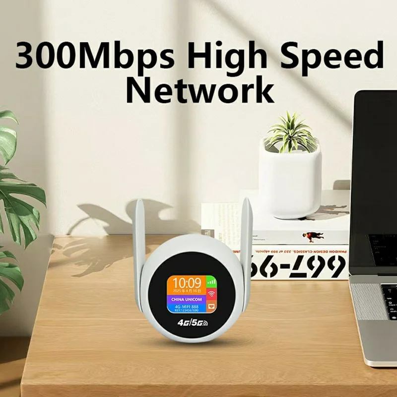 Q50-E Draagbare 4G WiFi6-router Draadloze Repeater met Nano SIM-kaartsleuf en RJ45-poort, Eurazië-versie - US-stekker