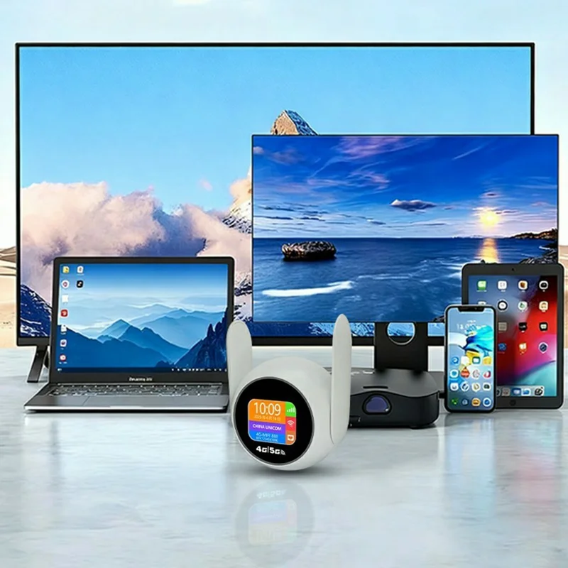 Q50-E Draagbare 4G WiFi6-router Draadloze Repeater met Nano SIM-kaartsleuf en RJ45-poort, Eurazië-versie - US-stekker