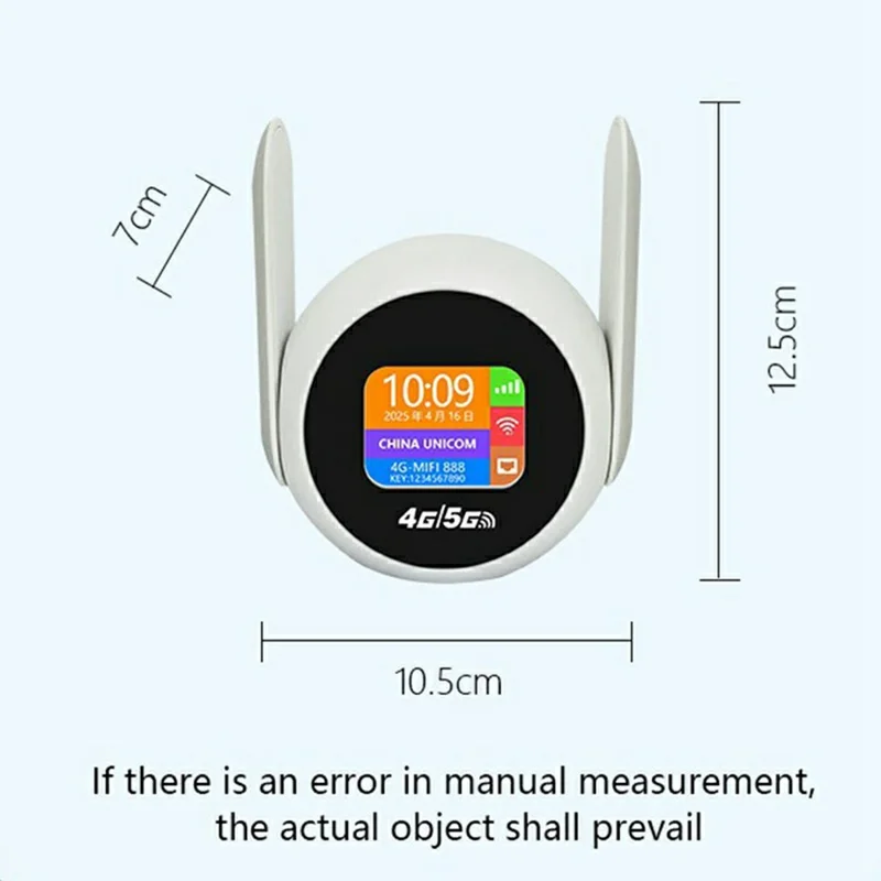 Q50-E Draagbare 4G WiFi6-router Draadloze Repeater met Nano SIM-kaartsleuf en RJ45-poort, Eurazië-versie - US-stekker