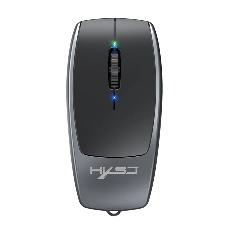 HXSJ M109 2 in 1 voor Windows / MacOS / Linux 3 DPI Instelbare Bluetooth-compatibele Draadloze Muis TF Kaartlezer - Grijs