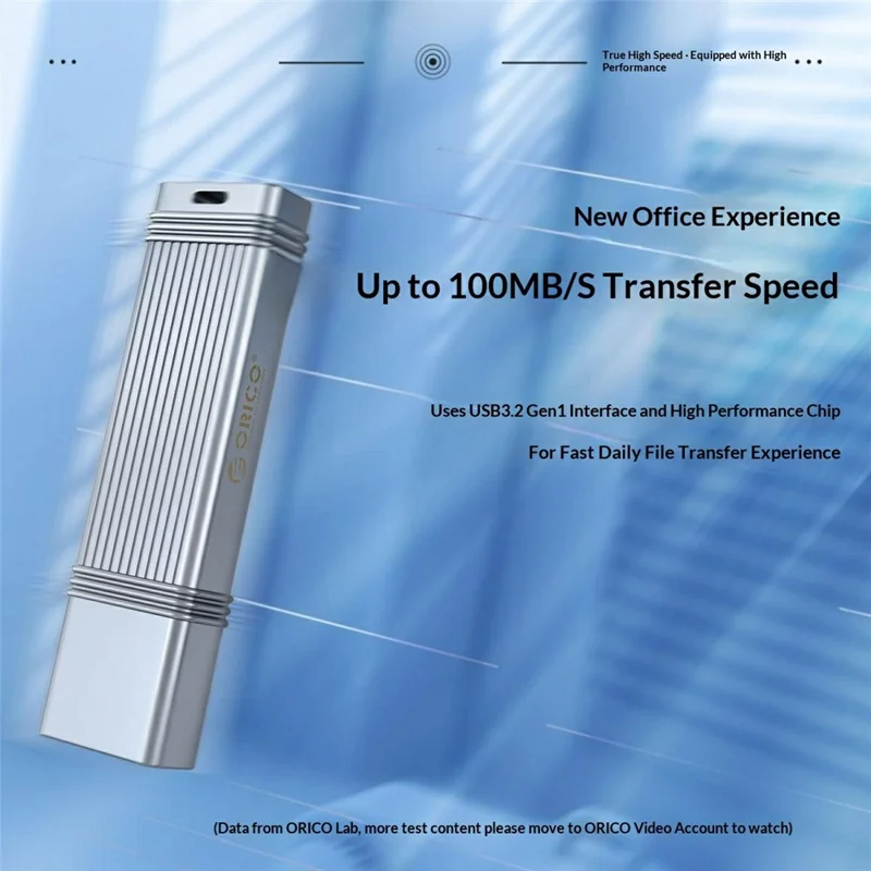 ORICO U3-I-A64G-SV-BP USB 3.0 USB-stik 64 GB Højhastighedsdatabeholdningsenhed U-disk til Windows / MacOS / Linux / Android / iPadOS
