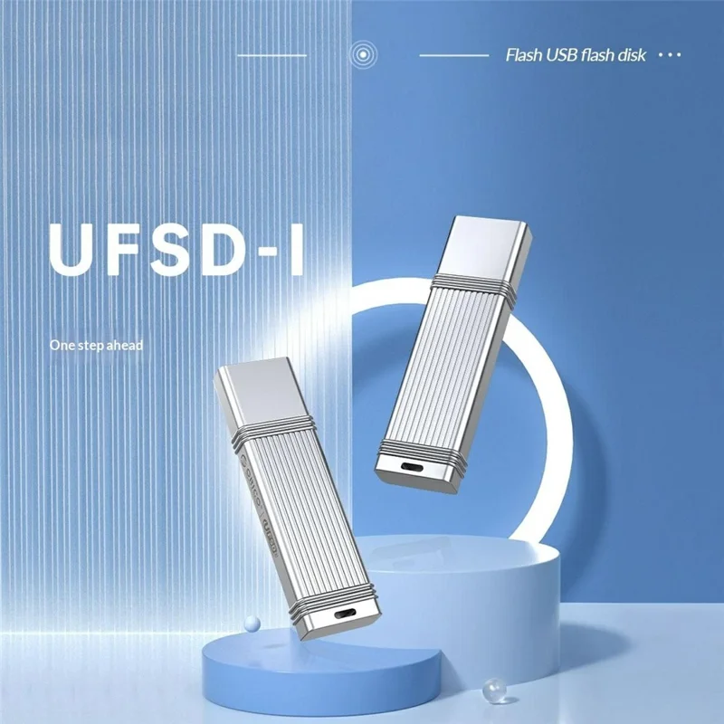 ORICO UFSD-I-A128G-SV-BP 128 GB USB-stik USB 3.2 Gen1 Højhastighedsoverførsel til Windows MacOS Linux Android