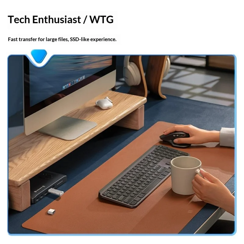 ORICO UFSD-I-A128G-SV-BP 128 GB USB-stik USB 3.2 Gen1 Højhastighedsoverførsel til Windows MacOS Linux Android