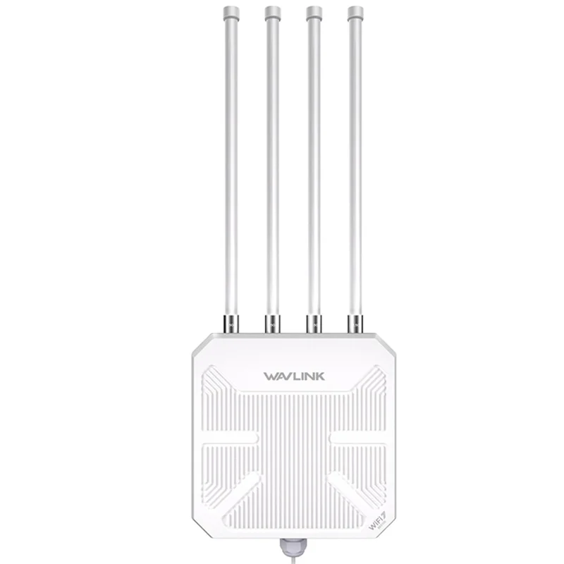 WAVLINK BE5100 WN573HBE2 IP67 Waterproof WiFi 7 Outdoor Router with 8dBi High Gain Antenna - US Plug