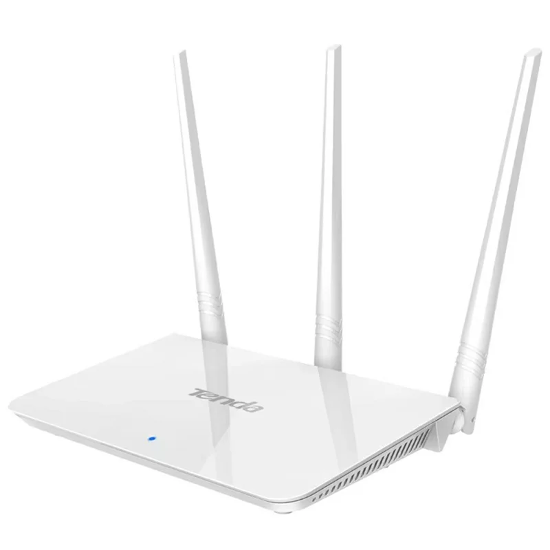 TENDA F3 Wireless Router 300M WiFi 3x5dBi Antennas Fiber Broadband for Home, EU Plug