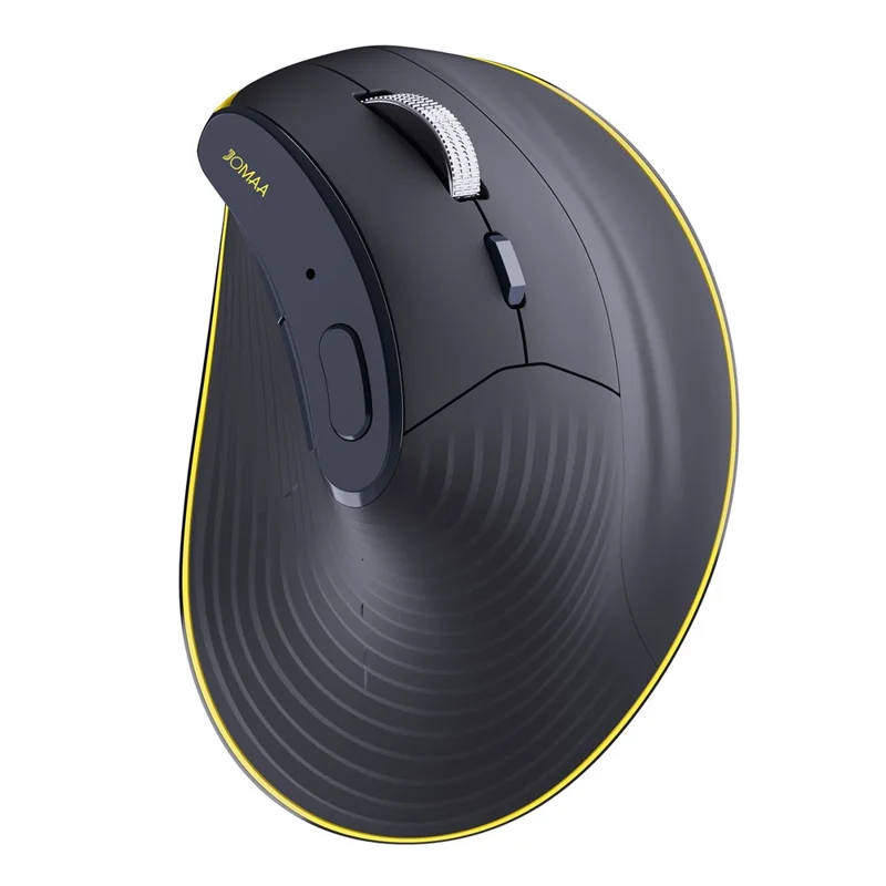 JOMAA JOM655 2.4G Wireless Bluetooth-compatible Dual Mode Mouse Rechargeable Silent Ergonomic Cordless Mouse for Office