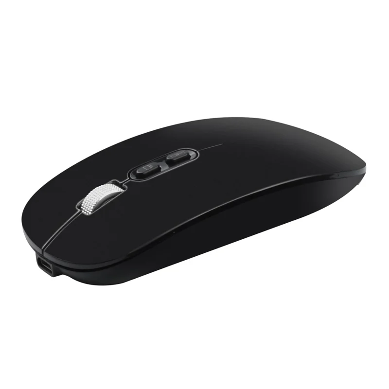 Rato Sem Fios COTECI 84009 2.4G Bluetooth 5.1 Modo Duplo Rato com 4 Níveis de DPI para Computador Portátil - Preto
