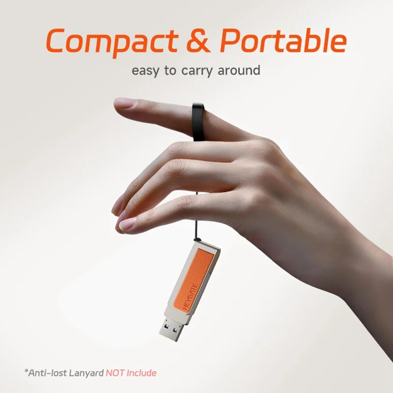 HEYGATE U1 64GB USB 3.2 Flash Drive 150MB / s Alta Velocidade Metal Rotação Design Memory Stick U Disk para PC Impressora Projetor