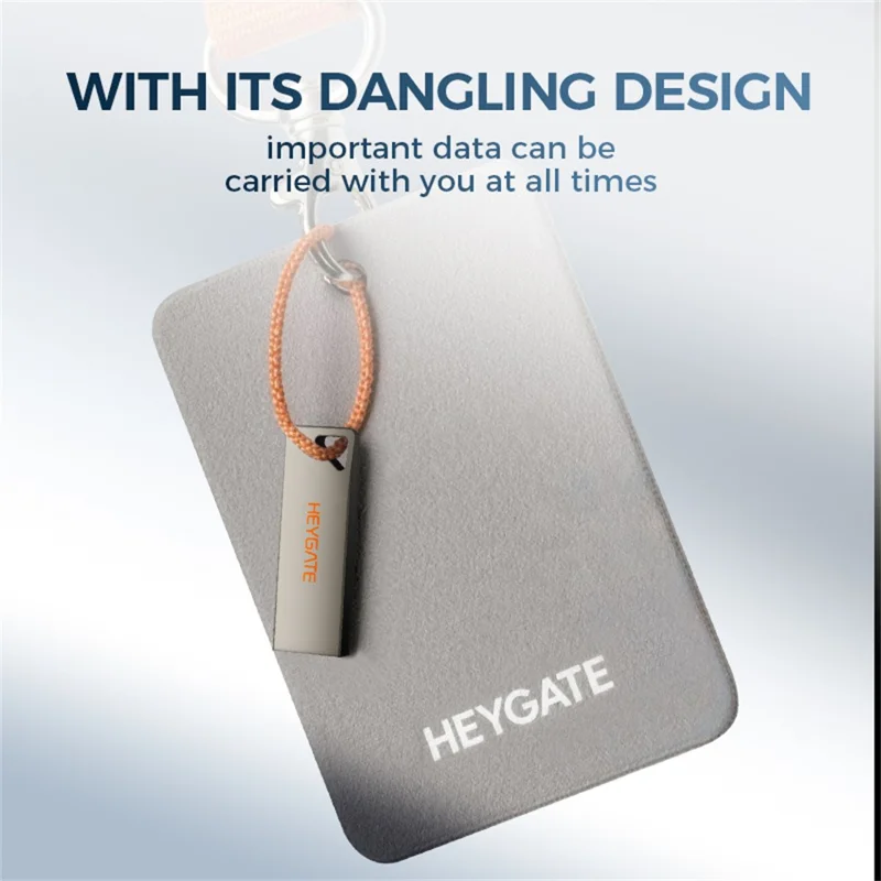 HEYGATE TU10 32GB USB Flash Drive Mini Pendrive Aleación de Aluminio USB 2.0 Memoria USB Plug and Play