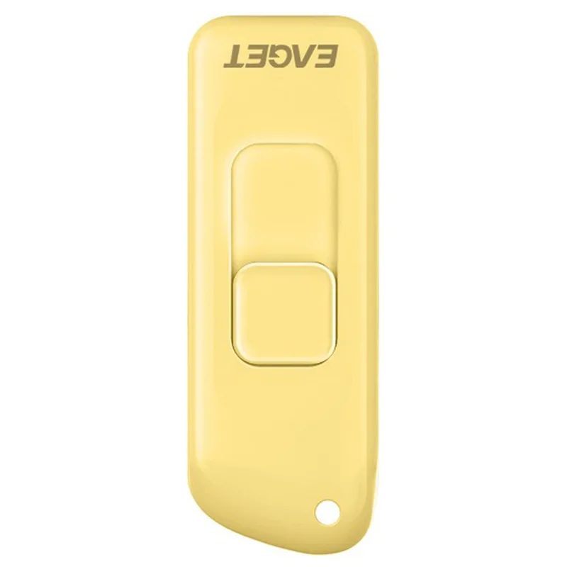 EAGET F66 Cartoon Painted 64G U Disk USB3.0 Flash Drive High-Speed 120MB/S Data Transfer Memory Stick - Yellow