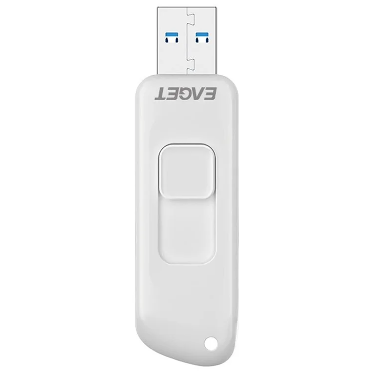 EAGET F66 Cartoon Painted 64G U Disk USB3.0 Flash Drive High-Speed 120MB/S Data Transfer Memory Stick - White