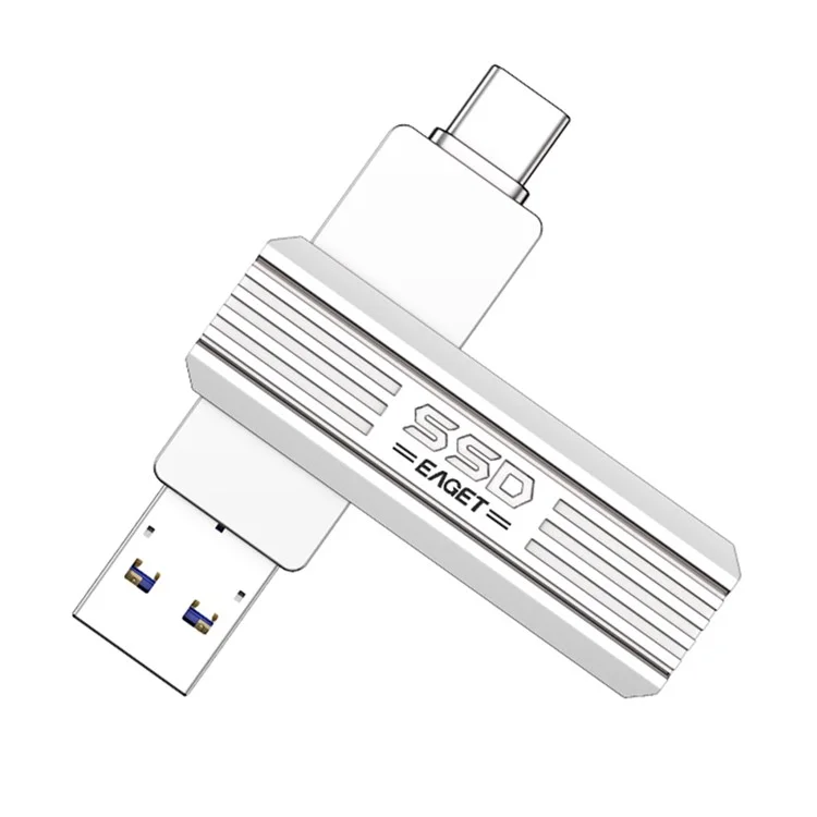 EAGET SU22 128GB 2-в-1 USB3.2 Gen2 + Type-C Flash Drive High Speed ​​drive Mini Memory Stick U Диск