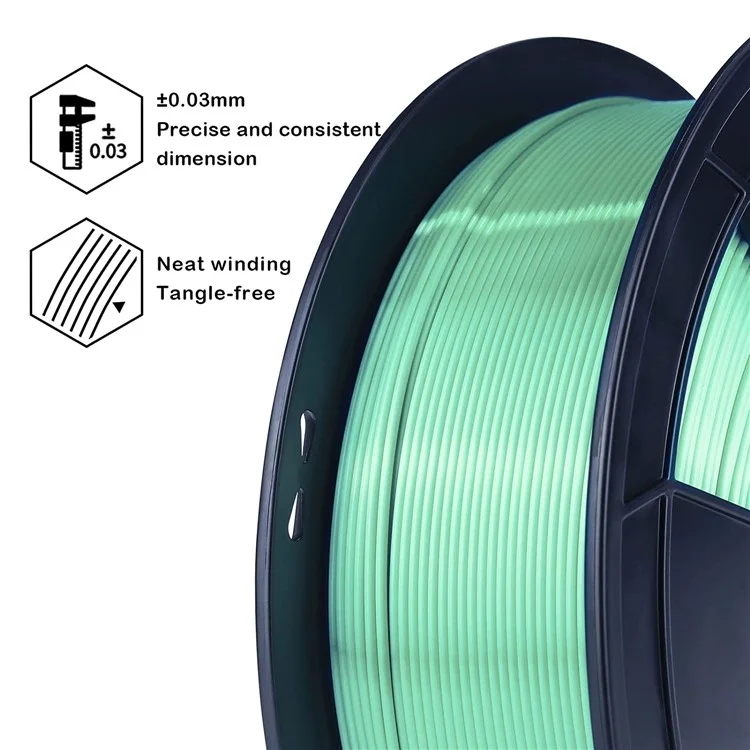 1 Rollo 330m 1.75 mm de Diámetro 3D Impresora Alta Elasticidad Filamento TPU Material de Impresión 3D - Color de Piel