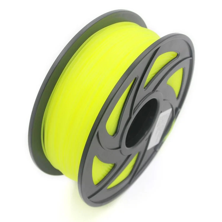 1 Roll 330m 1.75mm Diameter Glow in Dark PLA 3D Printer Filament Luminous 3D Printing Material - Luminous Yellow